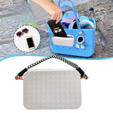 Maxbell 3xSilicone Phone Holder for Women Phone Case Holder Beach Tote Bag Accessories Grey