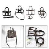 Maxbell Maxbell DIY Handmade Bag Accessories Handbag Making Kit for Traveling Daily Use Gift Black 25.5x6x18cm