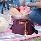 Crossbody Bags for Women Waterproof Shoulder Bag for Shopping Commuting Work purple