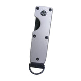 Maxbell 4xKey Organizer Minimalist Metal Key Storage Buckle Keychain Father's Day Gift Gray