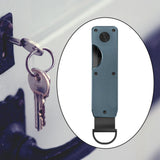 Maxbell Maxbell Key Organizer Minimalist Metal Key Storage Buckle Keychain Father's Day Gift Blue
