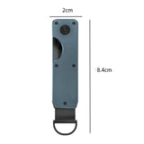 Maxbell Maxbell Key Organizer Minimalist Metal Key Storage Buckle Keychain Father's Day Gift Blue