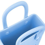 Maxbell 2xBeach Tote Bag Summer Waterproof Open Tote Bag for Women Lightweight Handbag Light Blue