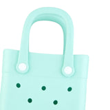Maxbell 3xBeach Tote Bag Summer Waterproof Open Tote Bag for Women Lightweight Handbag Light Green