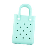 Maxbell 4xBeach Tote Bag Summer Waterproof Open Tote Bag for Women Lightweight Handbag Light Green