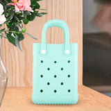 Maxbell 2xBeach Tote Bag Summer Waterproof Open Tote Bag for Women Lightweight Handbag Light Green