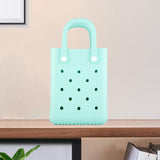 Maxbell 4xBeach Tote Bag Summer Waterproof Open Tote Bag for Women Lightweight Handbag Light Green