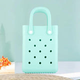 Maxbell 3xBeach Tote Bag Summer Waterproof Open Tote Bag for Women Lightweight Handbag Light Green