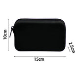 Maxbell 4xSilicone Insert Purse for Beach Tote Bag Card Holder Waterproof Card Case Black