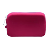 Maxbell 2xSilicone Insert Purse for Beach Tote Bag Card Holder Waterproof Card Case Rose Red