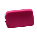 Maxbell 2xSilicone Insert Purse for Beach Tote Bag Card Holder Waterproof Card Case Rose Red