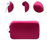 Maxbell 4xSilicone Insert Purse for Beach Tote Bag Card Holder Waterproof Card Case Rose Red