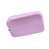 Maxbell 2xSilicone Insert Purse for Beach Tote Bag Card Holder Waterproof Card Case Light Purple