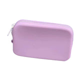 Maxbell 2xSilicone Insert Purse for Beach Tote Bag Card Holder Waterproof Card Case Light Purple