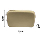 Maxbell 3xSilicone Insert Purse for Beach Tote Bag Card Holder Waterproof Card Case Khaki