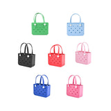 Maxbell 2xWashable Tote Bag Waterproof Handbag Organizer Fashion Summer Kids Beach Bag Green