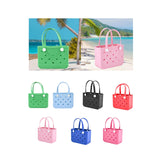 Maxbell 3xWashable Tote Bag Waterproof Handbag Organizer Fashion Summer Kids Beach Bag Green