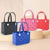 Maxbell 2xWashable Tote Bag Waterproof Handbag Organizer Fashion Summer Kids Beach Bag Green