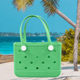 Maxbell 3xWashable Tote Bag Waterproof Handbag Organizer Fashion Summer Kids Beach Bag Green