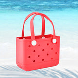 Maxbell 3xWashable Tote Bag Waterproof Handbag Organizer Fashion Summer Kids Beach Bag Red