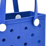 Maxbell 2xWashable Tote Bag Waterproof Handbag Organizer Fashion Summer Kids Beach Bag Blue