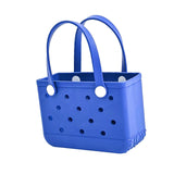 Maxbell 2xWashable Tote Bag Waterproof Handbag Organizer Fashion Summer Kids Beach Bag Blue