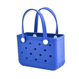 Maxbell 2xWashable Tote Bag Waterproof Handbag Organizer Fashion Summer Kids Beach Bag Blue