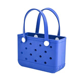 Maxbell 3xWashable Tote Bag Waterproof Handbag Organizer Fashion Summer Kids Beach Bag Blue
