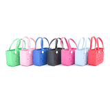 Maxbell 2xWashable Tote Bag Waterproof Handbag Organizer Fashion Summer Kids Beach Bag Dark Red