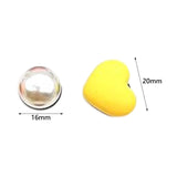 Maxbell 2xBeach Bag Accessories Charms Heart Charm Inserts for Festival Summer Outdoor Style A