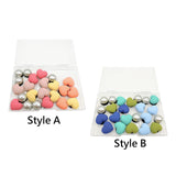 Maxbell 5xBeach Bag Accessories Charms Heart Charm Inserts for Festival Summer Outdoor Style A