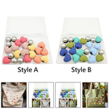 Maxbell 2xBeach Bag Accessories Charms Heart Charm Inserts for Festival Summer Outdoor Style A