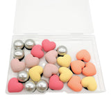 Maxbell 3xBeach Bag Accessories Charms Heart Charm Inserts for Festival Summer Outdoor Style A