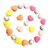 Maxbell 4xBeach Bag Accessories Charms Heart Charm Inserts for Festival Summer Outdoor Style A