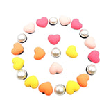 Maxbell 4xBeach Bag Accessories Charms Heart Charm Inserts for Festival Summer Outdoor Style A