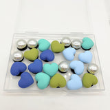 Maxbell 3xBeach Bag Accessories Charms Heart Charm Inserts for Festival Summer Outdoor Style B