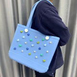 Maxbell 3xBeach Bag Accessories Charms Heart Charm Inserts for Festival Summer Outdoor Style B