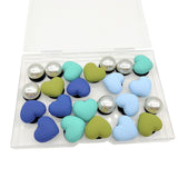 Maxbell 2xBeach Bag Accessories Charms Heart Charm Inserts for Festival Summer Outdoor Style B