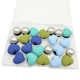 Maxbell 3xBeach Bag Accessories Charms Heart Charm Inserts for Festival Summer Outdoor Style B