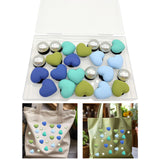 Maxbell 2xBeach Bag Accessories Charms Heart Charm Inserts for Festival Summer Outdoor Style B