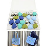 Maxbell 2xBeach Bag Accessories Charms Heart Charm Inserts for Festival Summer Outdoor Style B