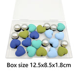 Maxbell 4xBeach Bag Accessories Charms Heart Charm Inserts for Festival Summer Outdoor Style B