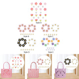 Maxbell 4xBeach Bag Flower Charms Accessories Stylish Beach Totes Accessories Inserts, Style A
