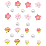 Maxbell 4xBeach Bag Flower Charms Accessories Stylish Beach Totes Accessories Inserts, Style A