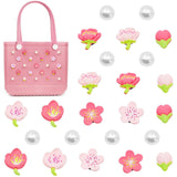 Maxbell 3xBeach Bag Flower Charms Accessories Stylish Beach Totes Accessories Inserts, Style A