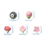 Maxbell 3xBeach Bag Flower Charms Accessories Stylish Beach Totes Accessories Inserts, Style A
