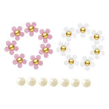 Maxbell 5xBeach Bag Flower Charms Accessories Stylish Beach Totes Accessories Inserts, Style C