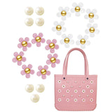Maxbell 5xBeach Bag Flower Charms Accessories Stylish Beach Totes Accessories Inserts, Style C