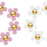 Maxbell 4xBeach Bag Flower Charms Accessories Stylish Beach Totes Accessories Inserts, Style C