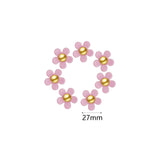 Maxbell 3xBeach Bag Flower Charms Accessories Stylish Beach Totes Accessories Inserts, Style C